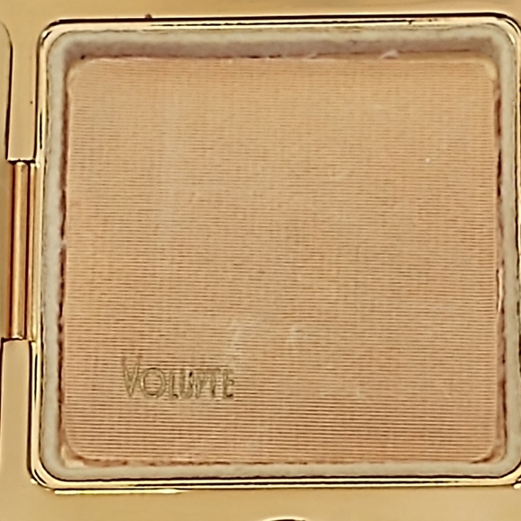 Vintage Gold Volupte Rhinestone Compact circa 1950's - Picture 8 of 10